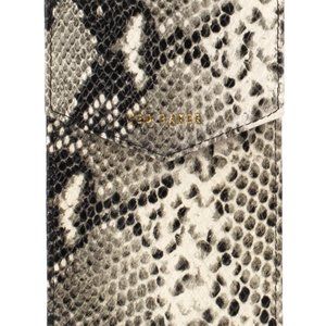 New! Ted Baker Jaelle Snake Emboss Phone Crossbody